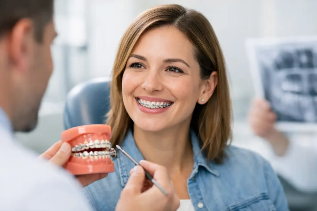 ¿Cuándo elegir ortodoncia con brackets adultos?