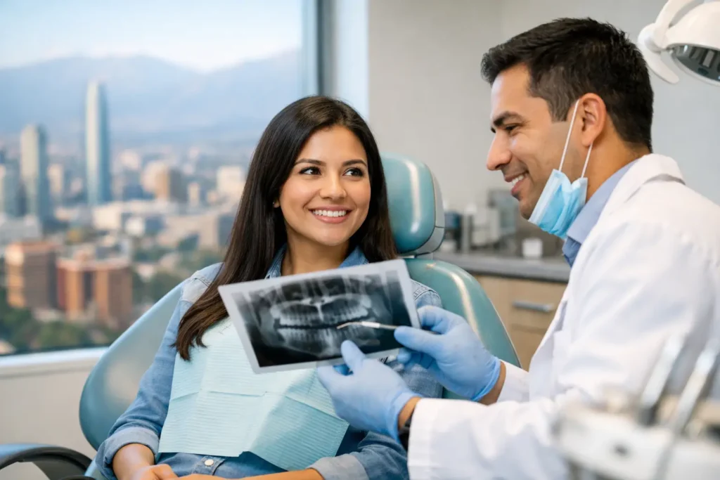 Evaluación dental gratuita en Santiago paso a paso