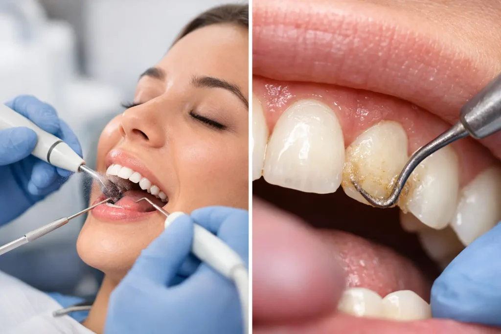 Diferencia entre limpieza y destartraje dental