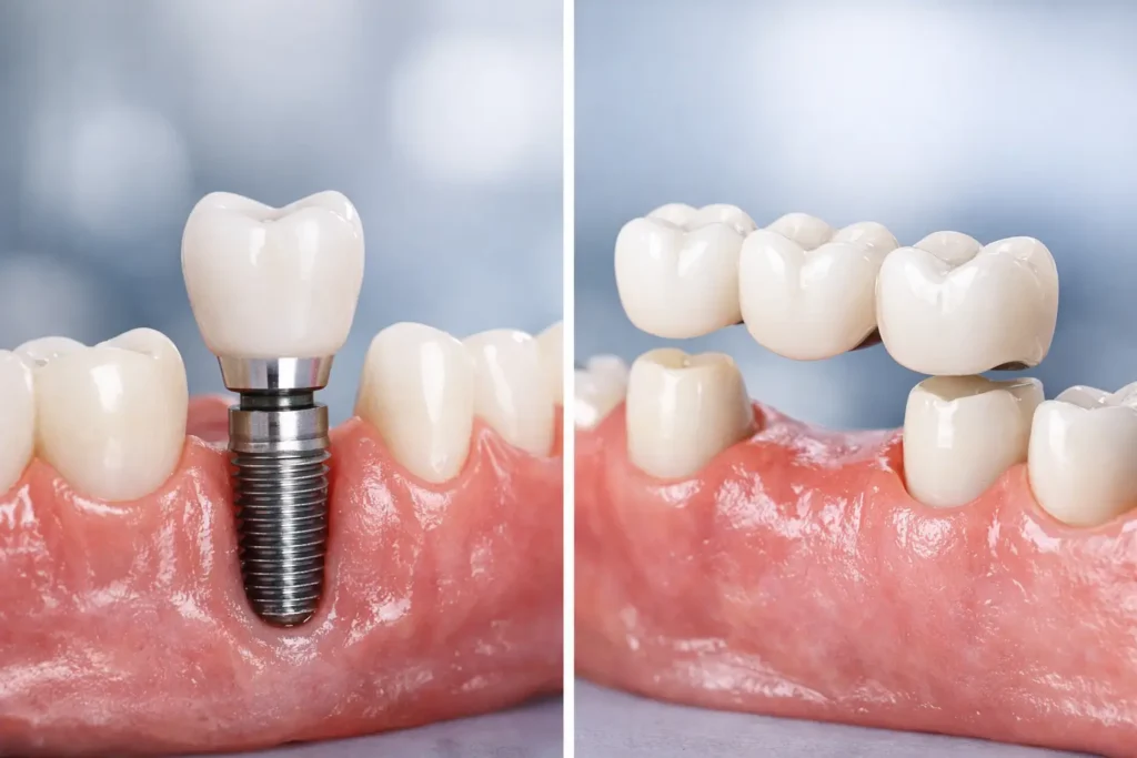 Implante unitario versus puente dental ¿qué elegir?