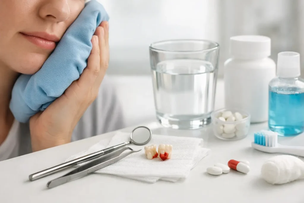 Los mejores cuidados post extracción dental