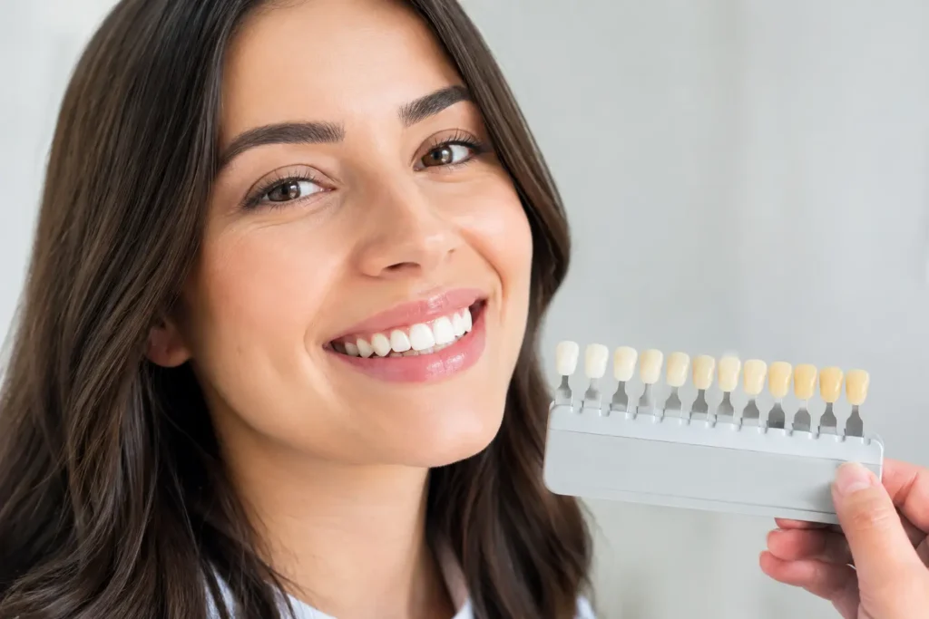Diseño de sonrisa para dientes amarillos