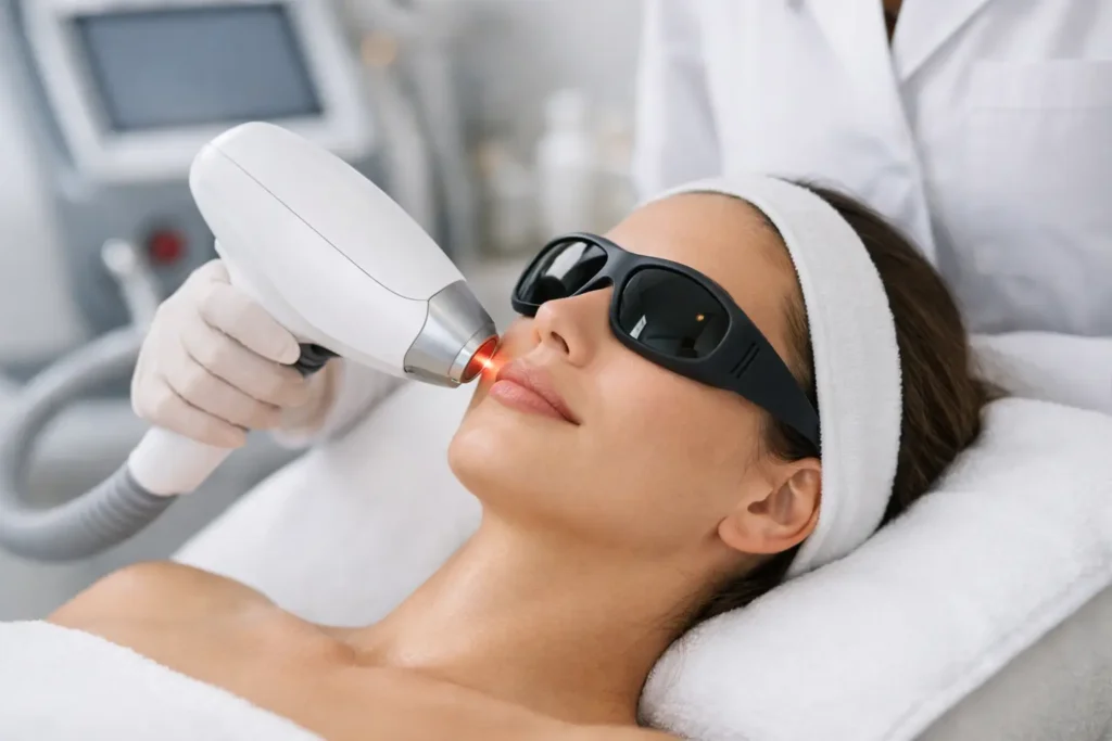 Guía de depilación láser facial paso a paso